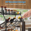 Kitchen Spice Rack Storage Organizer Condiment Storage Cabinet Shelf 3 Tier UK