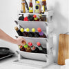 2/3 Tier Rotating Jars Spice Rack Organiser Kitchen Storage Holder Free Standing