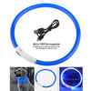 Light up LED All Size Dog Collar Adjustable USB Rechargeable Pet Safety Luminous