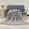 UK Faux Fur Fluffy Blanket Long Pile Soft Warm Sofa Bed Double Size Shaggy Cover