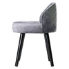 Scallop Velvet Dressing Table Stool Chair Vanity Piano Seat Bedroom Makeup Stool