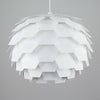 Large Ceiling Pendant Light Shade White Layered Design Easy Fit Lighting LED
