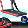 2 in 1 Folding Treadmill Electric Walking Running Machine Bluetooth LED Display