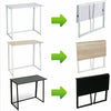 Compact Workstation Folding Computer Desk PC Laptop Table Writing Study Craft UK