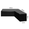 L+S Shape Waterproof Furniture Cover Outdoor Garden Rattan Corner Sofa