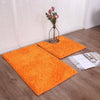 2 Piece Loop Bath Mat Ultra Soft Bathroom Rug Anti Slip Toilet Rug Pedestal Set