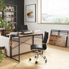 Industrial Computer Desk Folding Laptop Pc Writing Study Office Table Vintage