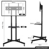 Mobile Floor Standing TV Trolley Cart Mount Bracket TV Stand for 32 - 75 Inch TV