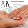 Stainless Steel Toe Nail Clippers Finger Nail Cutters for Thick Nails Heavy Duty