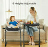 Freestanding Adjustable Portable Table buddy Dinner Laptop desk with cup holder