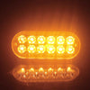 4x 12LED Amber Recovery Strobe Flashing Grille Light Car Beacon Lamp Waterproof