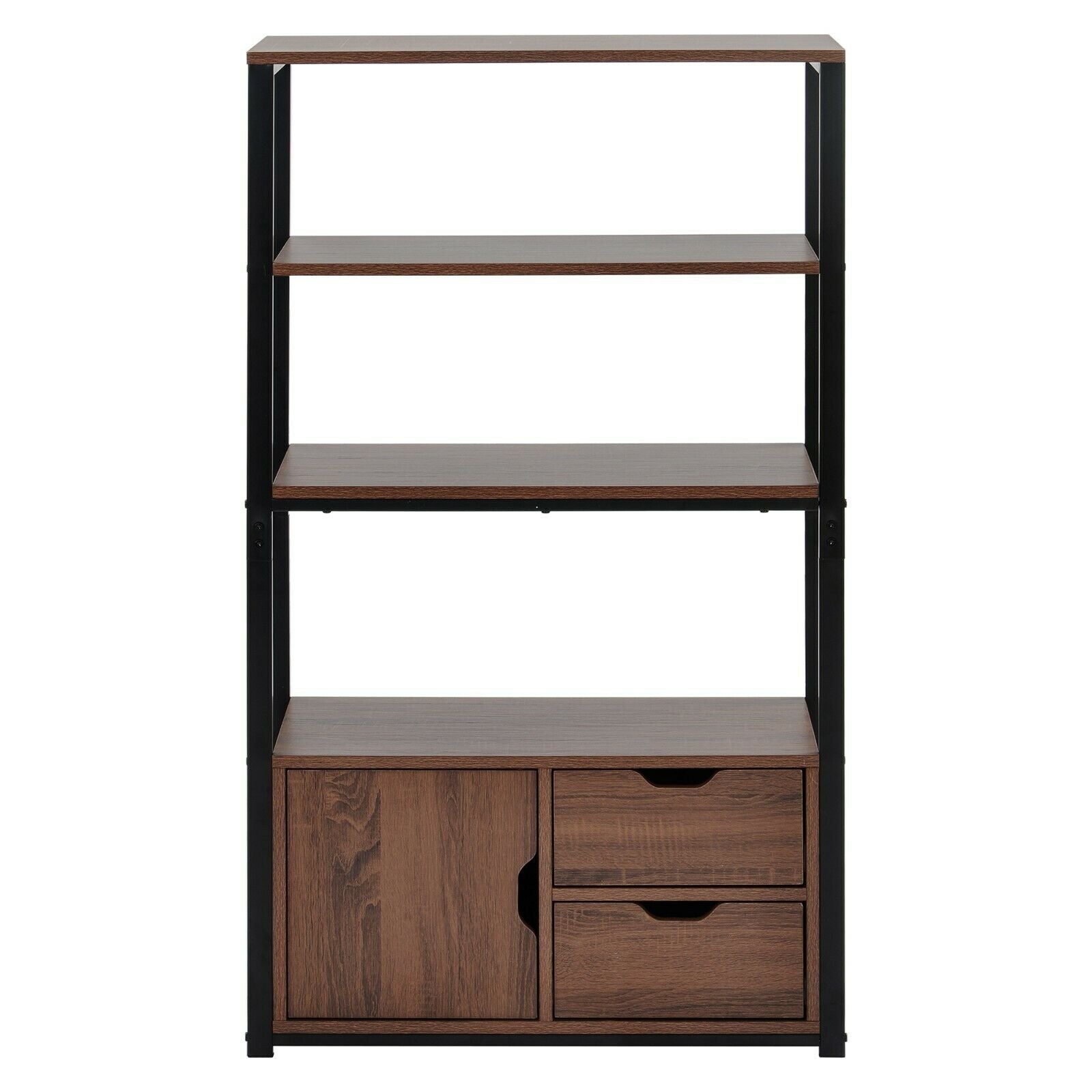 4-Tier Bathroom Floor Cabinet tall cabinets Storage Bookcase Cabinet Storage Cup