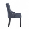 Dining Chair Studded Tufted Accent Occasional Upholstered Chair Velvet/Fabric