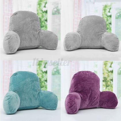 Soft Reading Pillow Back Rest Lumbar Support Arm Seat Cushion Lounger Rela