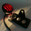 1 Set Number Plate Bracket Stop Chopper Motorbike Tail Light Side Mount License