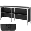 Trade Show Display Podium Table Counter Stand 77.95"x15.16"x34.65" Folding