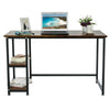 120cm Computer Desk PC Table Laptop Corner Bookshelf Writing Office Unit #