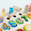 Kids Busy Board Math Preschool Montessori Educational Wooden Toys For Children