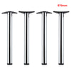 2/4 Piece Chrome Adjustable Breakfast Bar desk leg Universal 710/870/1100 mm