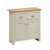 Compact 2 Doors 2 Drawer Sideboard Storage Cabinet Cupboard Cream Oak