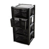 LARGE 3 & 4 PLASTIC DRAWERS -TOWER UNIT TROLLEY CHEST DRAWER SCHOOL OFFICE HOME