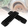 2 PCS Large Recovery Traction Boards Set W/ Jack Lift Base Traction Tire ladder