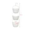 Plastic Bathroom Basket Shower Caddy Hanging Rack Tidy Shelf Organiser Storage