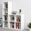 4,6,9 Cube Bookcase Wooden Shelving Display Shelf Storage Unit Home w/ Wood Door