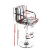 2x Bar Stools Hub Pub Kitchen Breakfast Swivel Gas Lift Chair Stool with Armrest