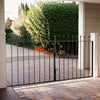 Safety Wrought Iron Metal Garden Double Driveway Gate Easy Install 7FT 8FT 10FT