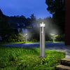 PIR LED Bollard Garden Lamp Post Stainless Steel Outdoor Motion Sensor Light