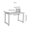 Computer Desk Study Table PC Laptop Workstation Home Office Furniture Wood UK
