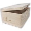 Wooden Memory Keepsake Storage Box with Lid-Clasp / Natural Decorative Wood