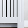 White Radiator Cover Grill Shelf Cabinet MDF Wood Modern Traditional Furniture