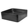 Matte Black Bathroom Basin Sink Ceramic Bowl Vanity Counter Top Cloakroom