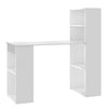 Computer Desk with Storage Shelf Laptop Study Table 120cm Home Office Furniture
