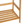 4-Tier Bamboo Ladder Bookcase Utility Shelf DIY Plant Stand Holder Study