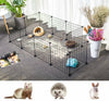12Pcs Small Pet Pen Bunny Cage Dogs Playpen Fence Puppy Guinea Pig Bunny DIY New