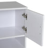 Storage Cabinet Sideboard Wooden Cupboard with Drawers 4 Shelves White