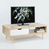 TV Stand Media Unit Cabinet Coffee Table w/ Drawers Storage Wood Legs 120cm Room