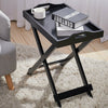 Folding Portable Side Table Butler Breakfast Dinner Serving Tray Coffee Table