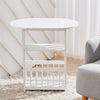 Drop Leaf Side End Table Sofa Tea Coffee Table Magazine Book Rack Storage Shelf