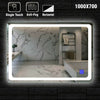 Bathroom Mirror Light up Large Wall led Mirror illuminated Heated With Bluetooth