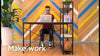 140cm Computer Desk w/ Hutch PC Laptop for Workstation Home Office Writing Table