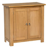 Small Oak Storage Cupboard | Wooden Filing Cabinet Shoe Organiser Bathroom Unit