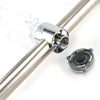 Chrome Bathroom Shower Head Holder Riser Rail Bracket Slider Bar Kit Adjustable