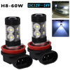 2pc H11 H8 Super White Bright SMD LED Sidelight Fog Daytime Light Bulbs DRL Lamp