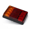 2pc 12v 8led Carvan Van Truck Lorry Trailer Rear Tail Stop Lights Indicator Lamp
