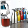 2L Durable Double Layer Steel Solid color vacuum large capacity insulation jug