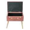 Soft Velvet Storage Ottoman Dressing Table Vanity Chair Living Room Trunk Stool